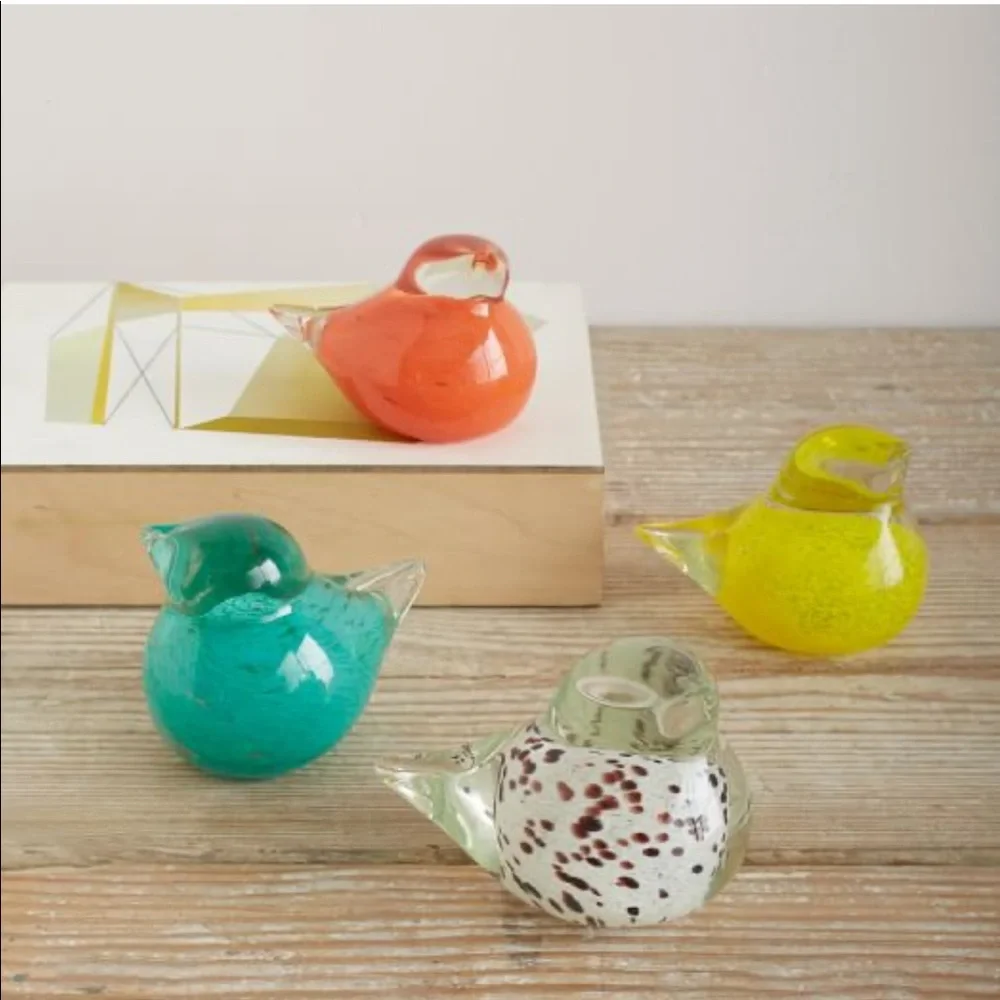 St. Jude’s Hospital/West Elm Hand-Blown Glass “Darling Starling” Paperweight